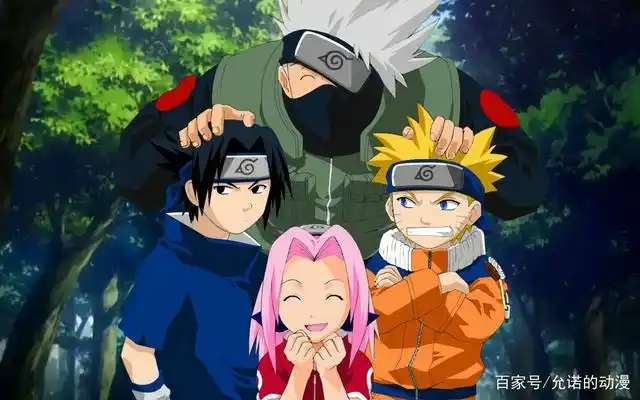 火影忍者,木叶班的集体照