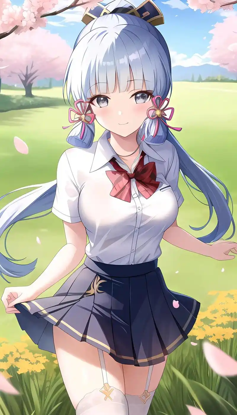 jk神里凌华 #神里绫华 #jk #女高中生 #二次元少女 - 抖音