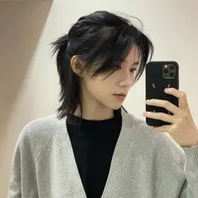 9030人付款淘宝鲻鱼头假发女帅气酷短发日系狼尾头假