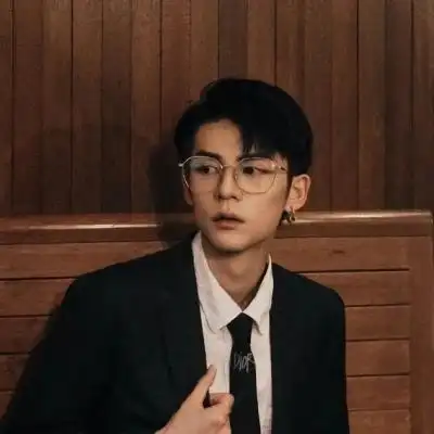 林弦帅气超酷真人西装男生头像