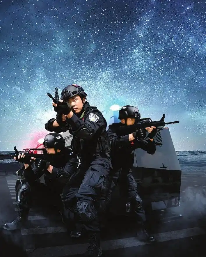 30米高空跳窗50米射击刀刃这些特警真帅