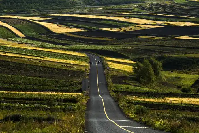 张家口草原天路 绝美风景洗涤心灵_高清图集_新浪网
