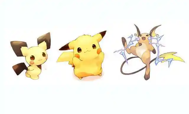 越进化越可爱的神奇宝贝,皮卡丘进化后也很萌!
