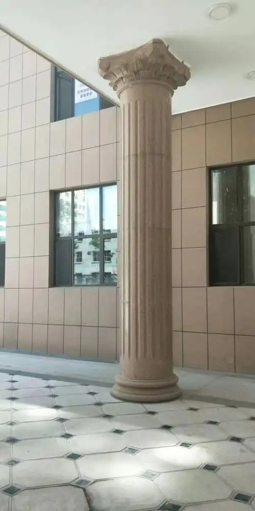 花岗岩石材罗马柱 湖北石材方柱厂家
