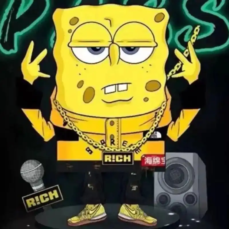 头像 #动漫人物 #头像图集 酷炫海绵宝宝头像喜欢吗 - 抖音