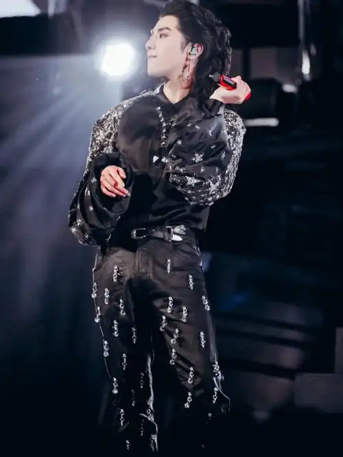 图片华晨宇演唱会造型