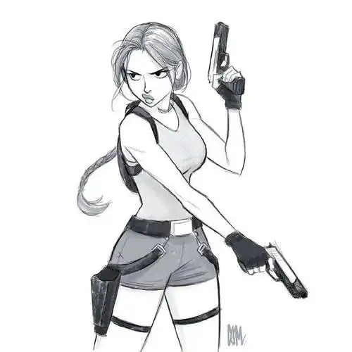 「绘画素材」脸部表情活灵活现!美式风格cameron mark练习分享