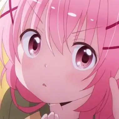 qq头像女生可爱粉色系动漫可爱动漫头像女呆萌粉色