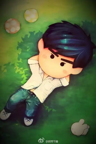 周杰伦 q版 手绘