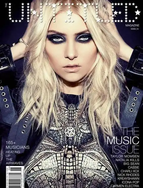 绯闻女孩泰勒写真 狂扫吉他摇滚范(图)