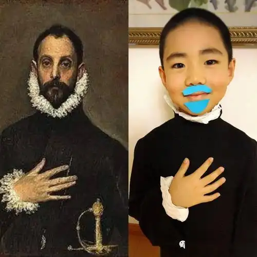 我和大师零距离世界名画模仿秀成品展第一期