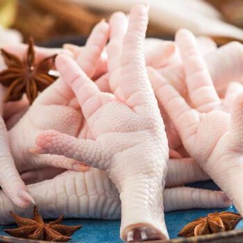 鸡爪新鲜农家散养土鸡爪短鸡爪冷冻凤爪鸡肉生鲜  法拉尔特 农家散养