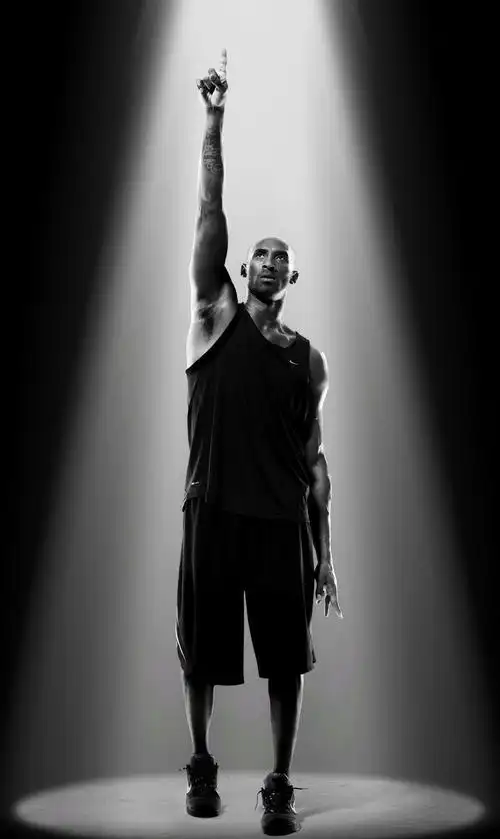 科比黑白写真春天该很好你若尚在场