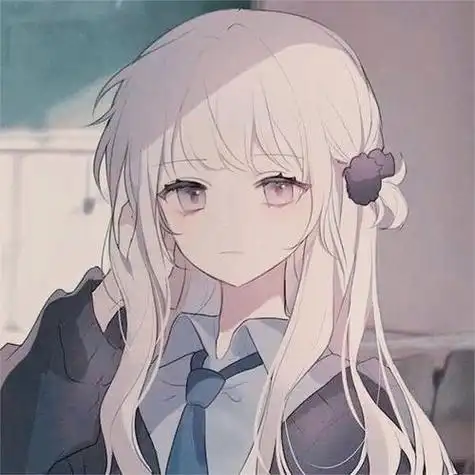 动漫女生头像冷漠白发,动漫女生头像冷酷丧