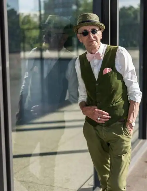 老绅士的品格!全球年龄最大的时尚潮男