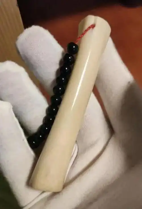 点了一份烤羊腿外卖盘玩羊腿骨文玩人的新宠