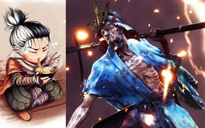 《只狼》剑圣.苇名一心:你们可以不爱,但俺必须得帅!07