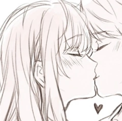 素描简笔画动漫情侣