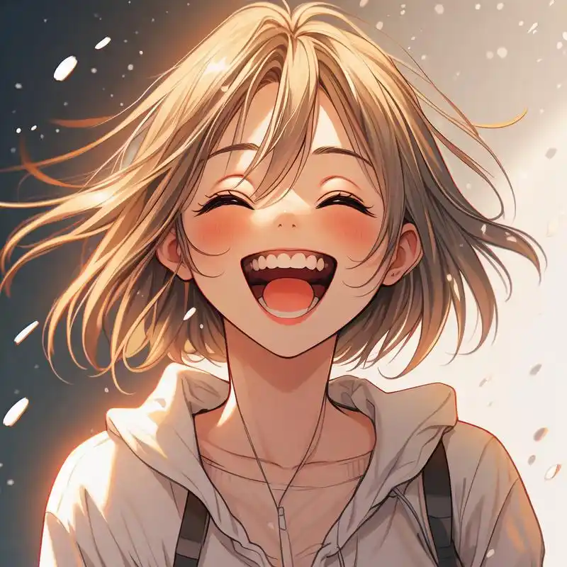 92治愈系大笑女生头像94