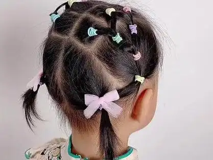 简单又漂亮#编发教程 #骗你生女儿 #扎发教程 #儿童编发