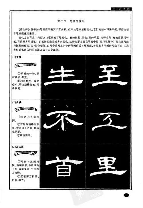 《汉隶神品《曹全碑》基础图文教程》