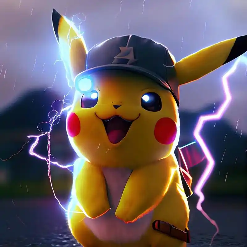 皮卡丘头像 神奇宝贝皮卡丘,喜欢可以自行拿图做头像哦～#宝可梦