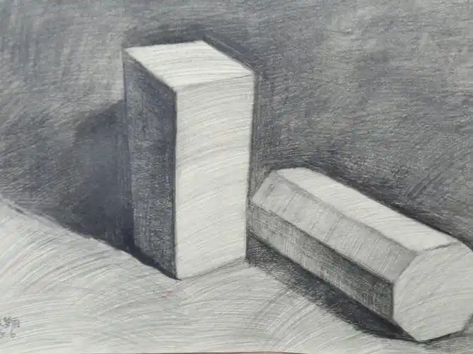 新尹灵璧分校2018年初中素描班暑期作品展