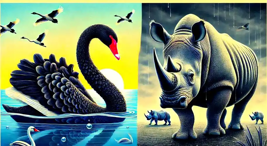 🦢🐃黑天鹅与灰犀牛事件解析