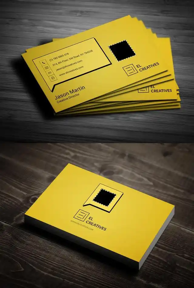 商务名片设计欣赏优雅的留个联系方式