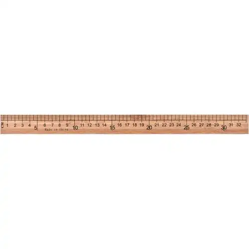 刻度33cm长直直尺双面老裁缝尺子一尺教学尺市尺子