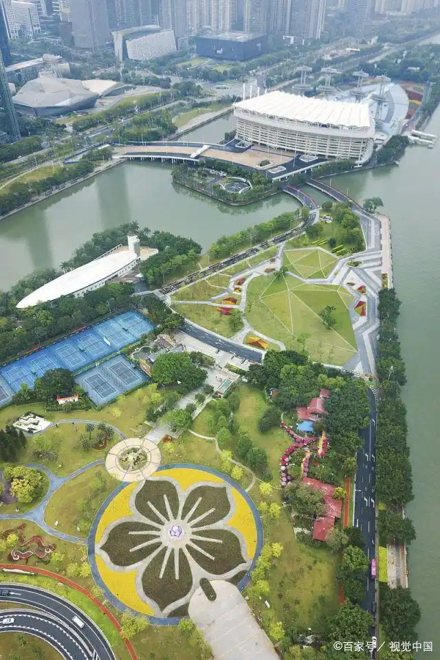 广州二沙岛,最浪漫的地方,花样绿道四季如春