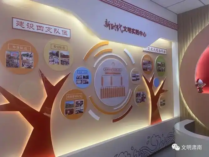 肃南县新时代文明实践中心阵地"六传六习"墙"试点先行"建强实践主阵地