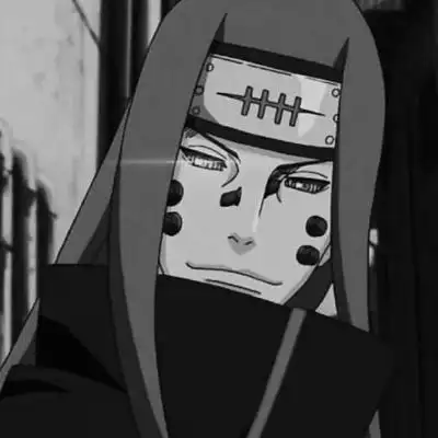 佩恩头像黑白超帅图片火影忍者天道佩恩高清图片