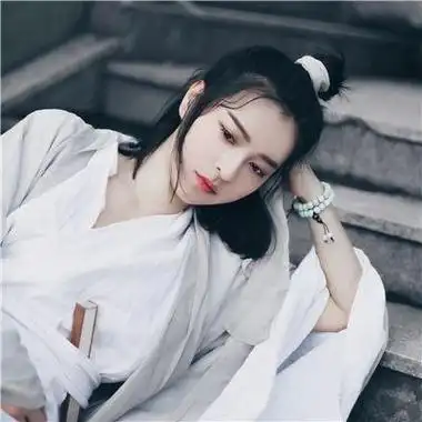 古风白衣女子头像