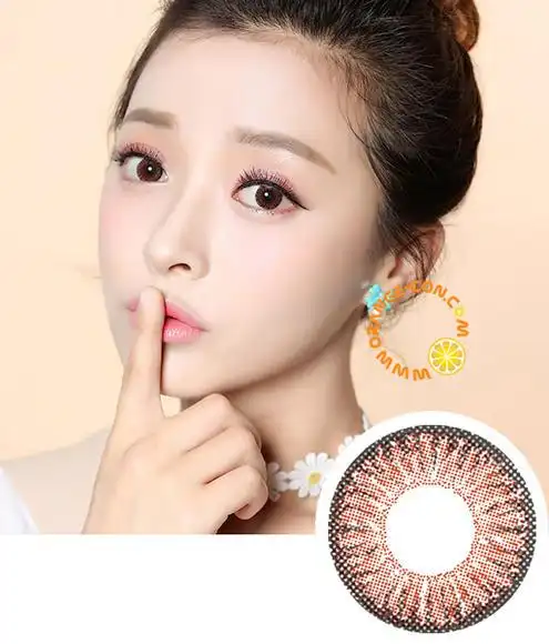 darrens classic 花漾系列 酒红色 - 桔子正品美瞳网