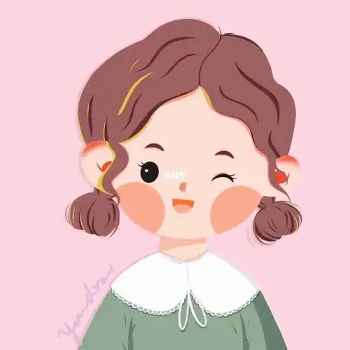 插画练习小女孩