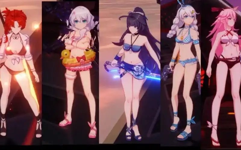 活动  【崩坏3】五年里的所有泳装