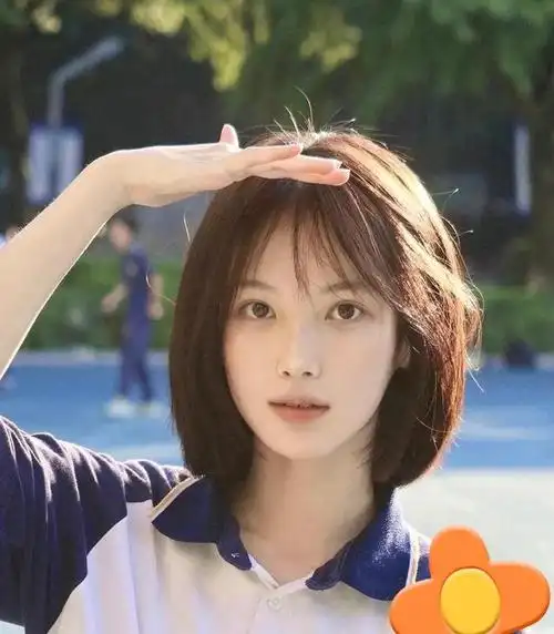 初恋系短发,初恋感满满的短发,清纯甜美的气质,发量少的姐妹也可以