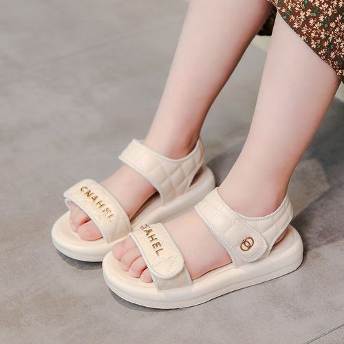 品牌断码宝2024女童新款夏季凉鞋沙滩鞋外穿软底凉拖洋气公主儿童