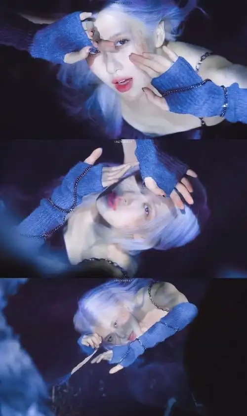 ros07[超话]##rose蓝发