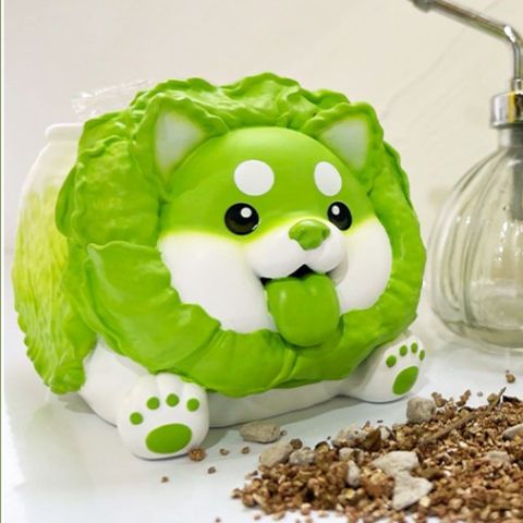 酷乐潮玩蔬菜精灵菜狗种植盆栽儿童桌面小盆栽室内女生生日礼物