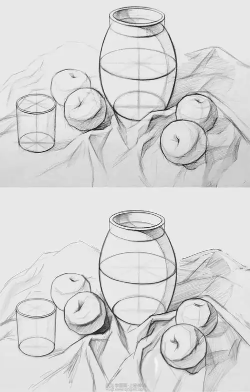 《方体透视素描—绘画素描基础入门训练》by 夏玖