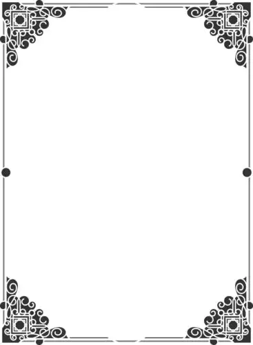 精美古典花边边框设计矢量素材