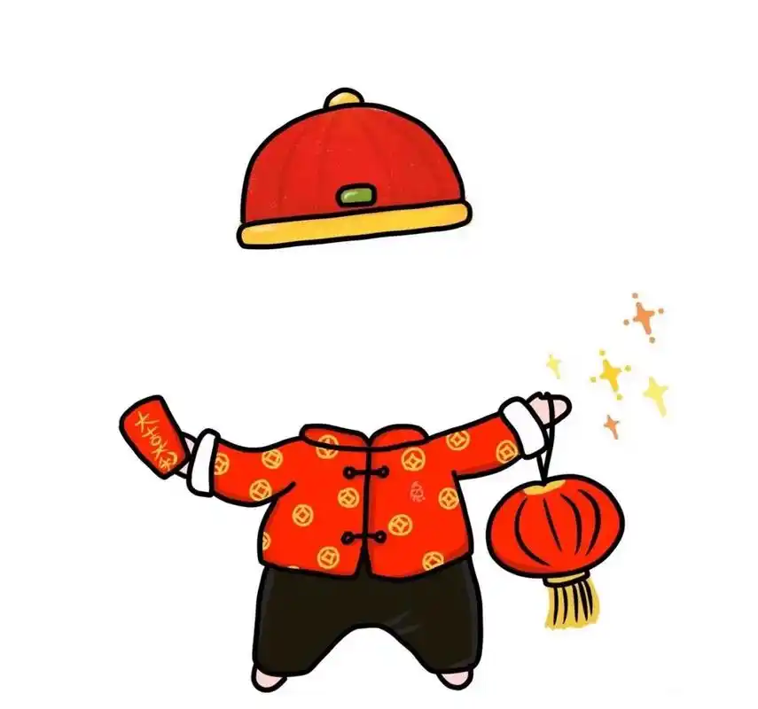 幼儿园新年抠图素材来啦