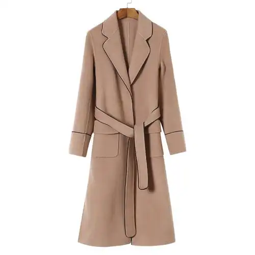 【mgc原创轻奢高订】2018秋冬季新款双面羊绒大衣外套女fy89113_3折