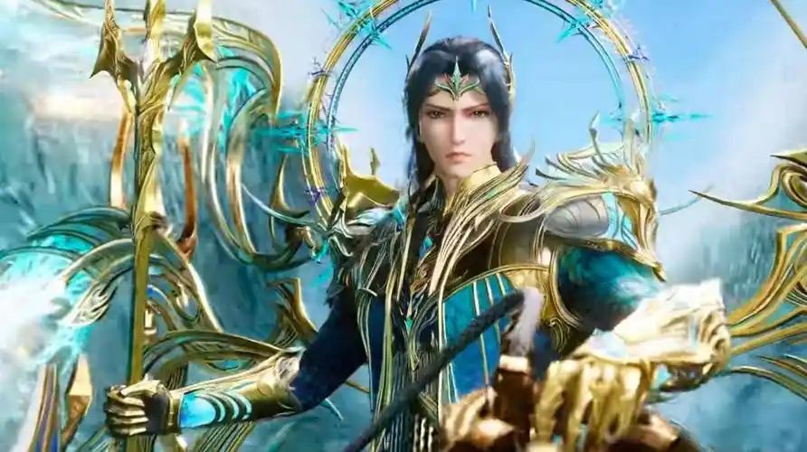 斗罗新预告来了,唐三海神神装造型曝光,背生八翼样子炫酷_进行_成神