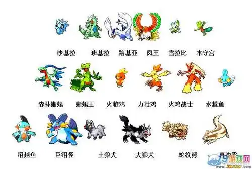 神奇宝贝妖怪图鉴大全_19游戏网