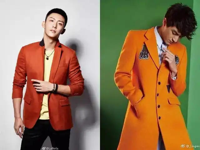 陈伟霆黄色西装顶着一头泡面,豹纹外套不能看,还没旁边的邓超帅