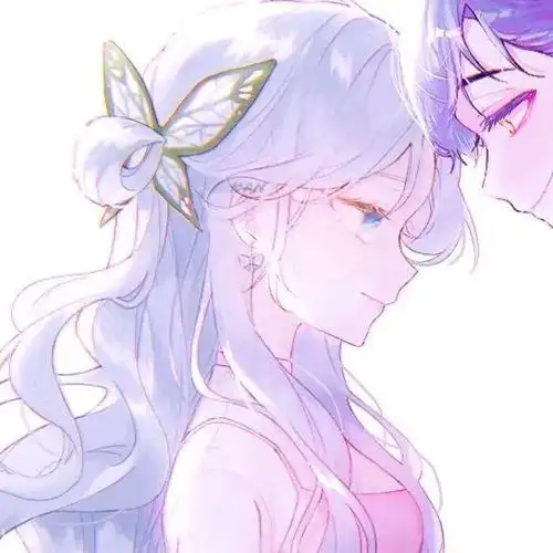 情侣头像分开一人一半霸气动漫