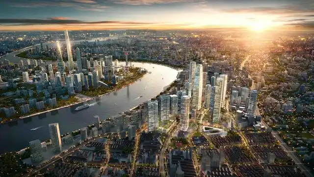 下面是上海市虹口区北外滩长治路附近的改造情况,这是一条不规则的